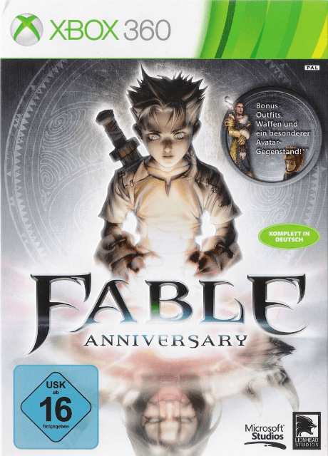 Fable Anniversary box art for Xbox 360